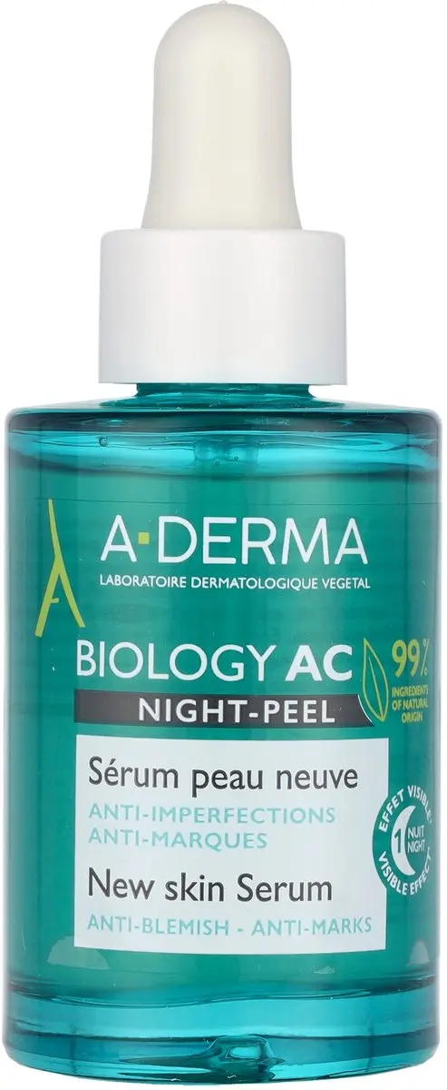 A-Derma Biology AC Night-Peel Serum 30ml