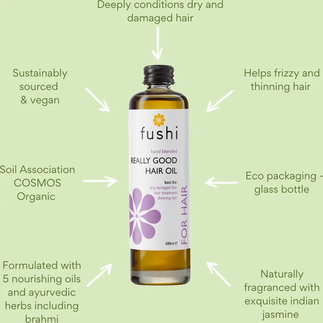 Fushi Really Good Hair Oil 100ml - Biologisch Sesamolie