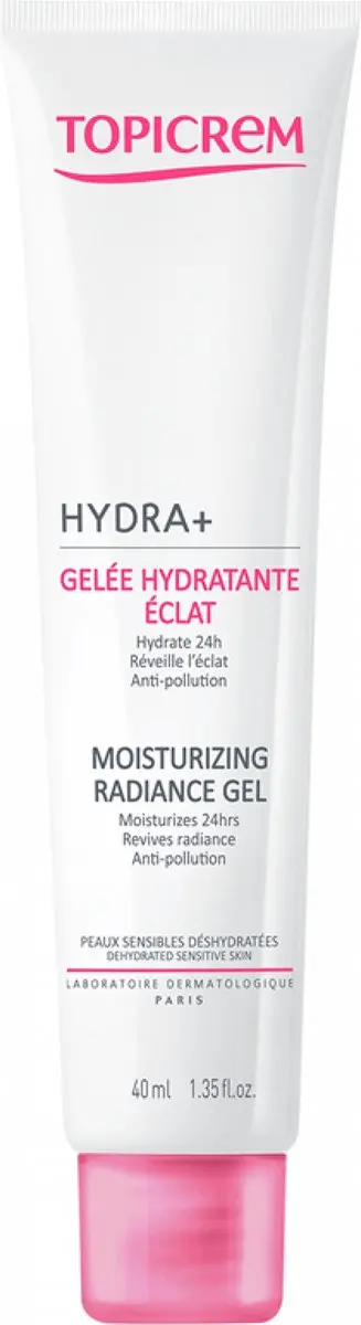 Topicrem Face Care Hydra+ Moisturizing Radiance Gel 40ml - 40 Stuks