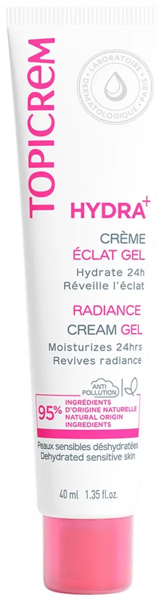 Topicrem Face Care Hydra+ Moisturizing Radiance Gel 40ml