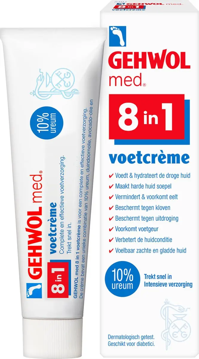 Gehwol Voetcrème 8 in 1 - 75ml