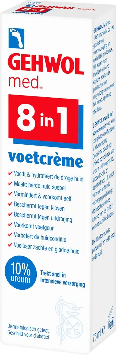Gehwol Voetcrème 8 in 1 - 75ml - afbeelding 6 van 6