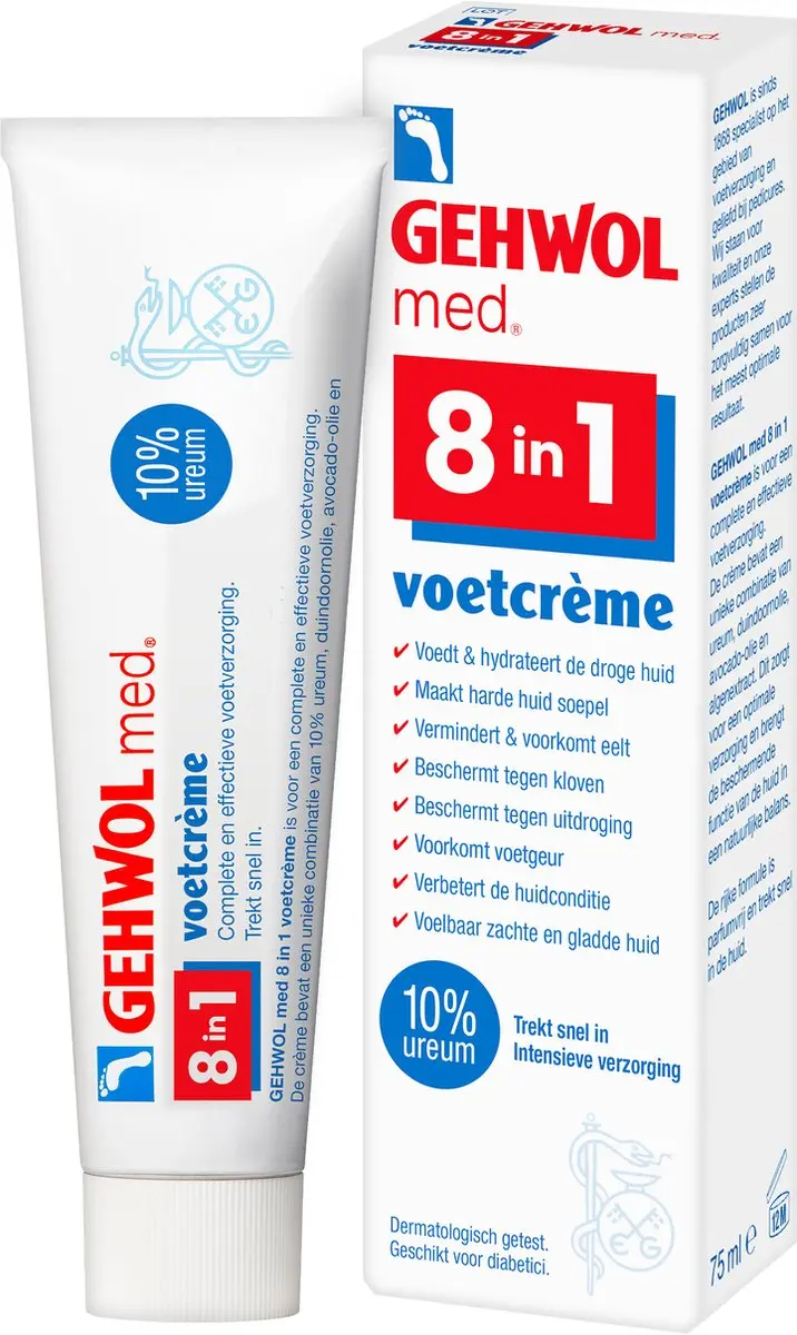 Gehwol Voetcrème 8 in 1 - 75ml
