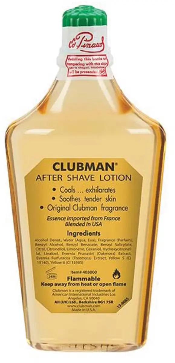 Clubman Pinaud Aftershave 177ml - Geel