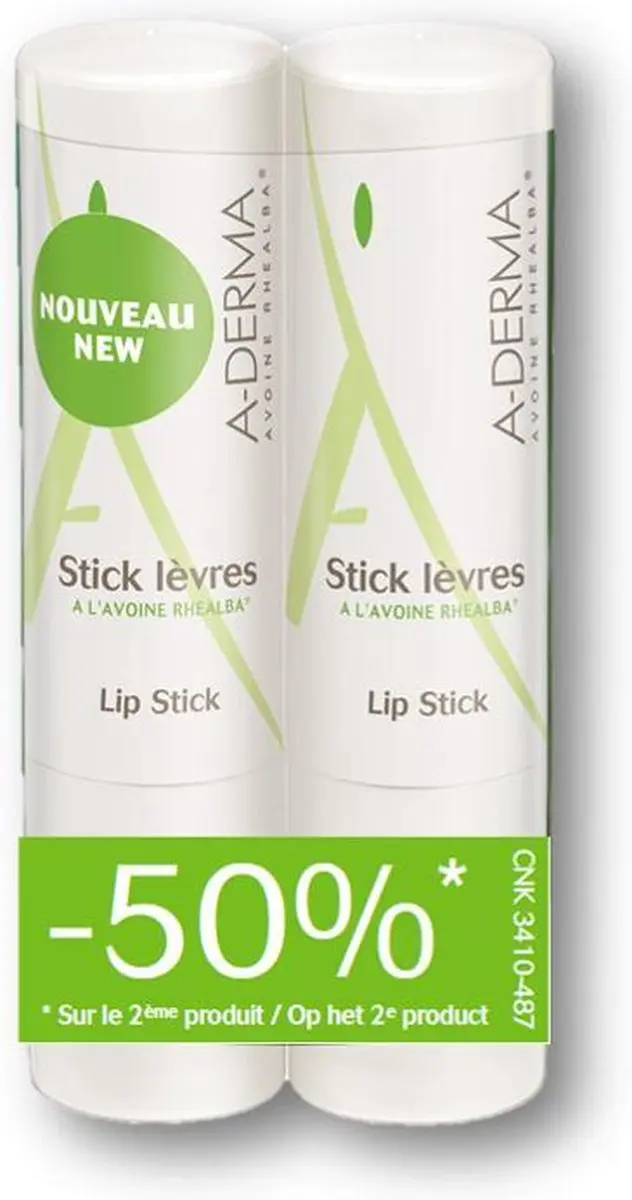 A-Derma Lip Stick Set - 2x4ml