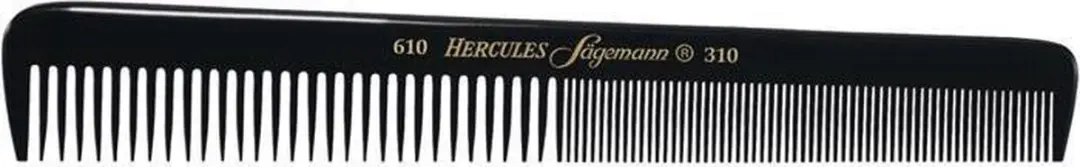 Hercules Sägemann Gents Kam No. 610-310 - 15,2cm - Zwart