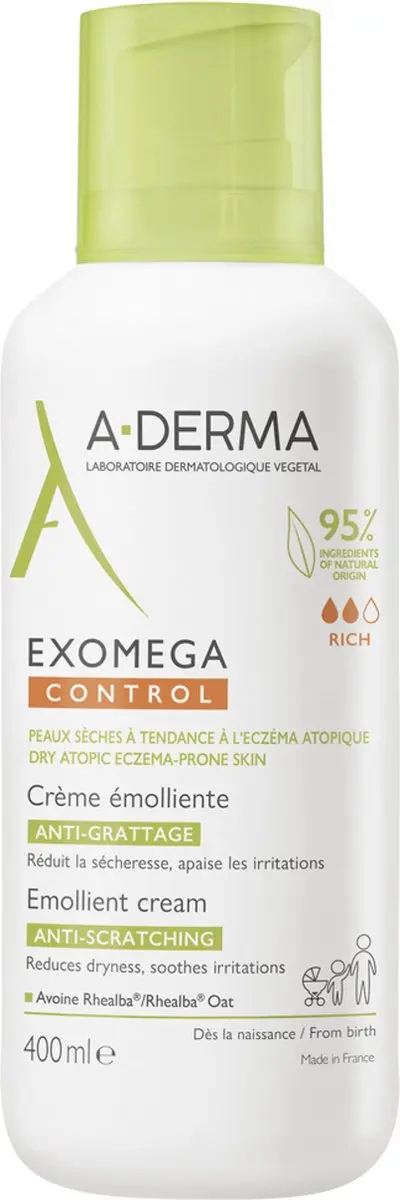 A-Derma Exomega Control Reparerende Crème 400ml