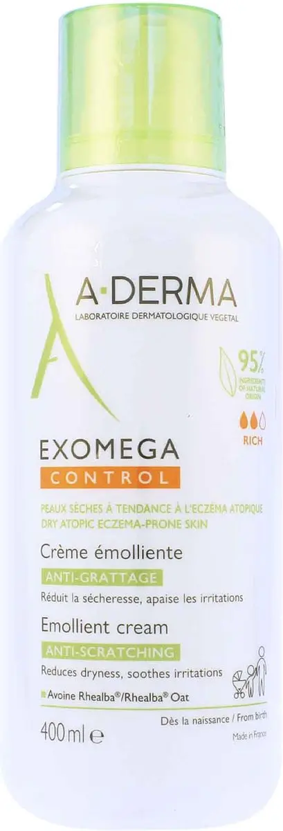 A-Derma Exomega Control Reparerende Crème 400ml