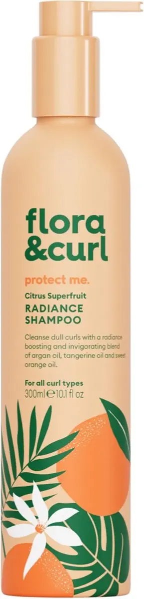 Flora & Curl Citrus Superfruit Radiance Shampoo 300ml