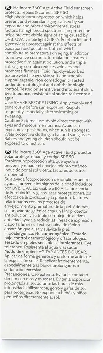 Heliocare 360° Age Active Zonnebrandcrème SPF 50 - 50ml - Gezicht