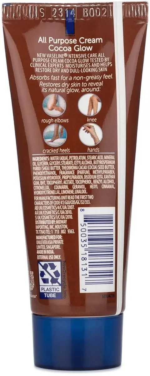 Vaseline All Purpose Cream met Cacaoboter 160ml