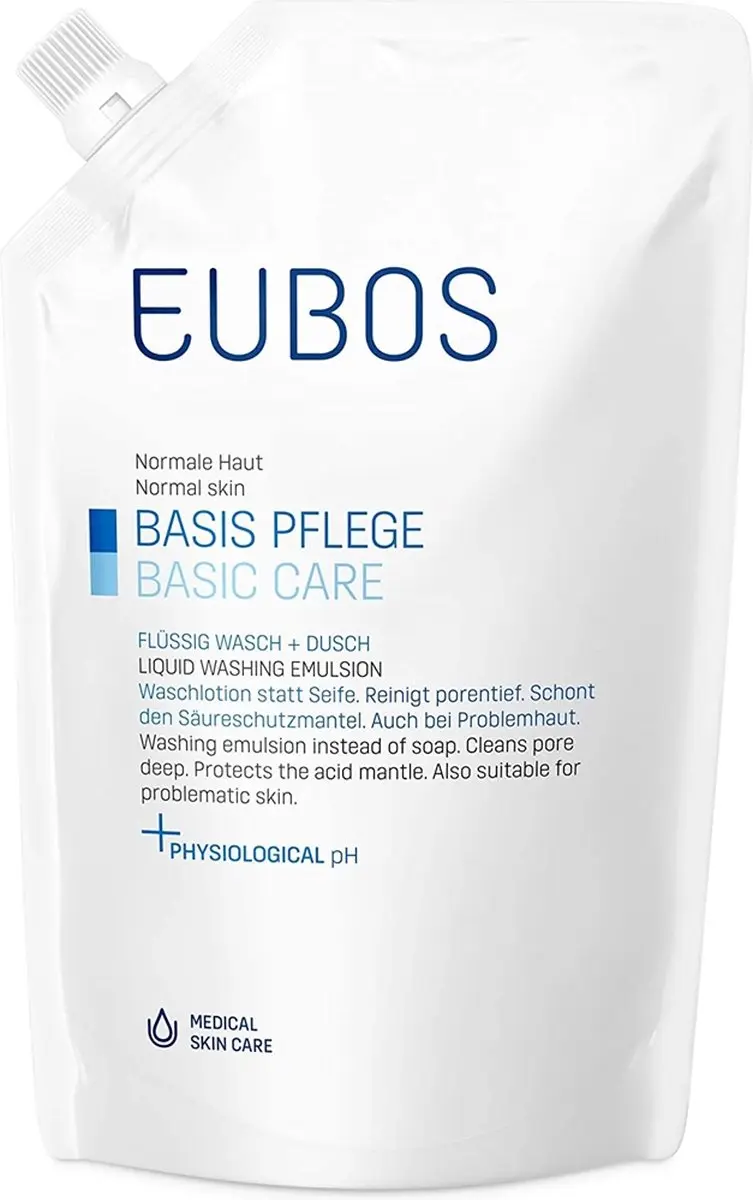 Eubos Vloeibare Zeep Refill 400ml - Blauw