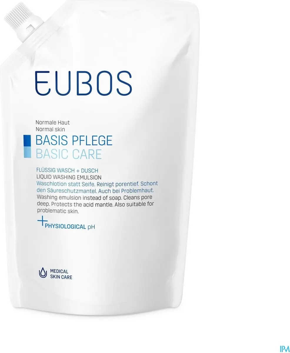 Eubos Vloeibare Zeep Refill 400ml - Blauw