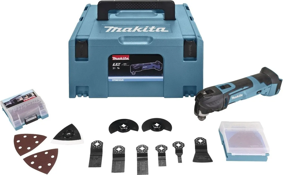 Makita DTM51ZJX2 Multitool - Accessoires set - afbeelding 2 van 6