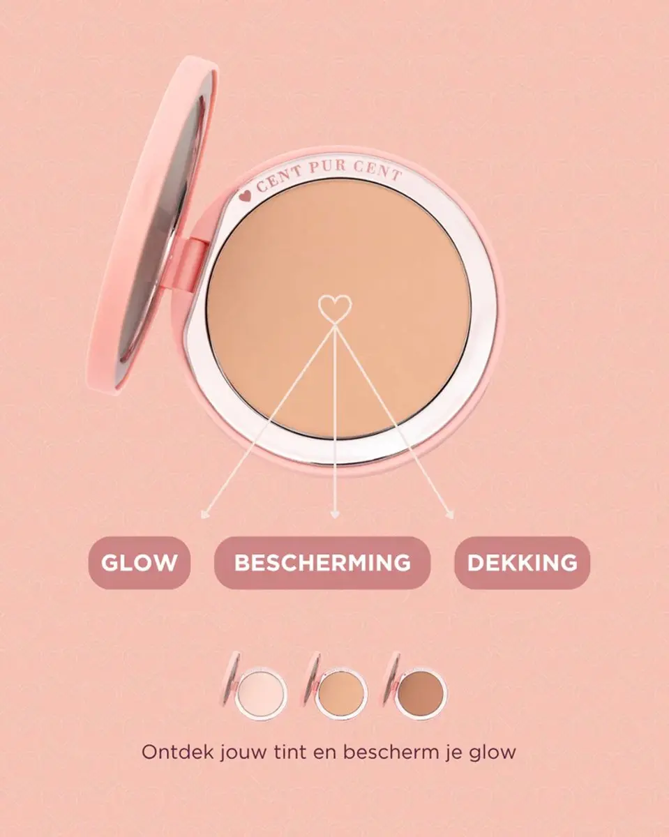 Cent Pur Cent Compact Foundation Powder 5.0 SPF50 - 9g