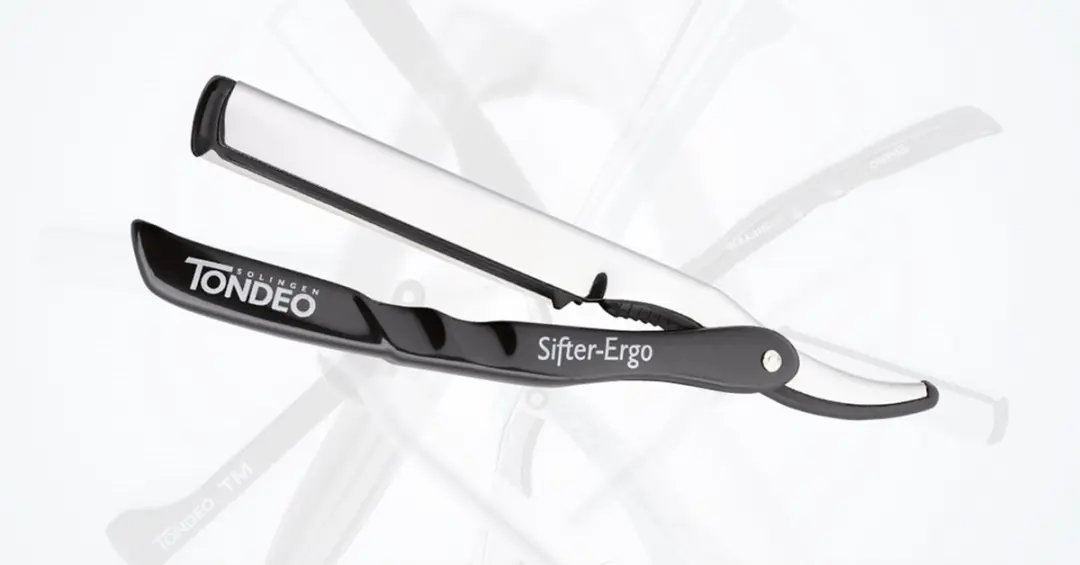 Tondeo M-Line Kappersmes Sifter Ergo - Zwart