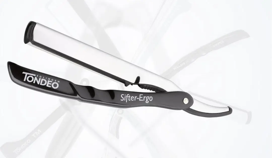 Tondeo M-Line Kappersmes Sifter Ergo - Zwart