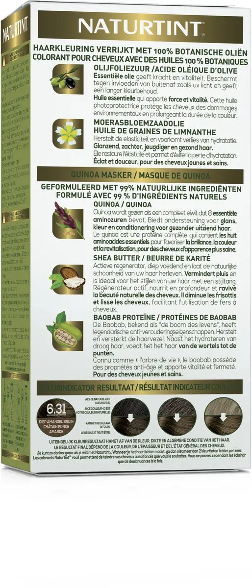 Naturtint Diep Amandel Bruin 170ml Haarkleurcrème - 150ml