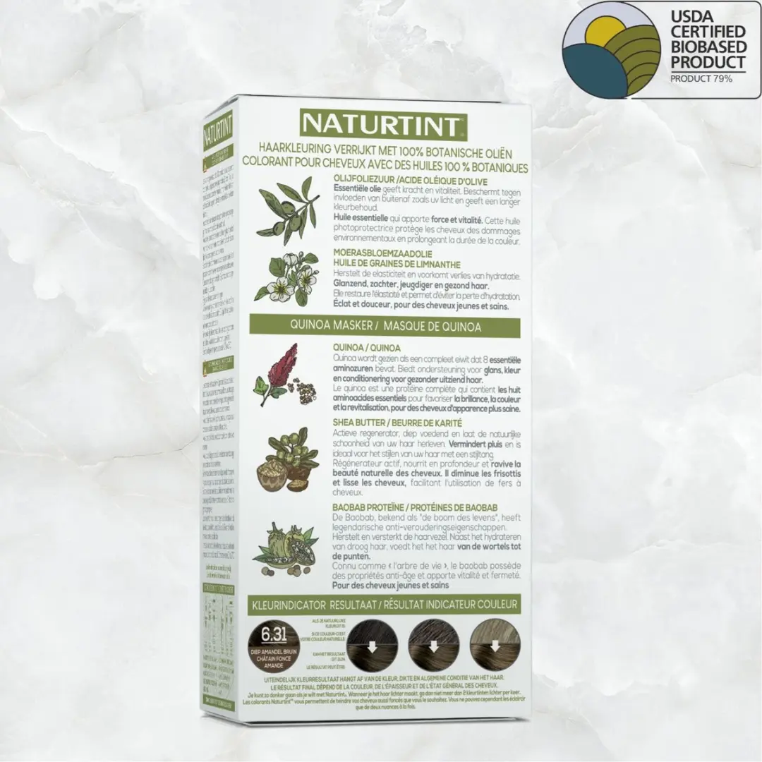 Naturtint Diep Amandel Bruin 170ml Haarkleurcrème - 150ml