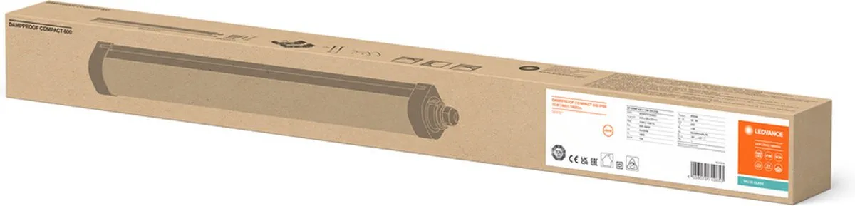 Ledvance LED Waterdichte Montagebalk 16W 60cm - Koel Wit