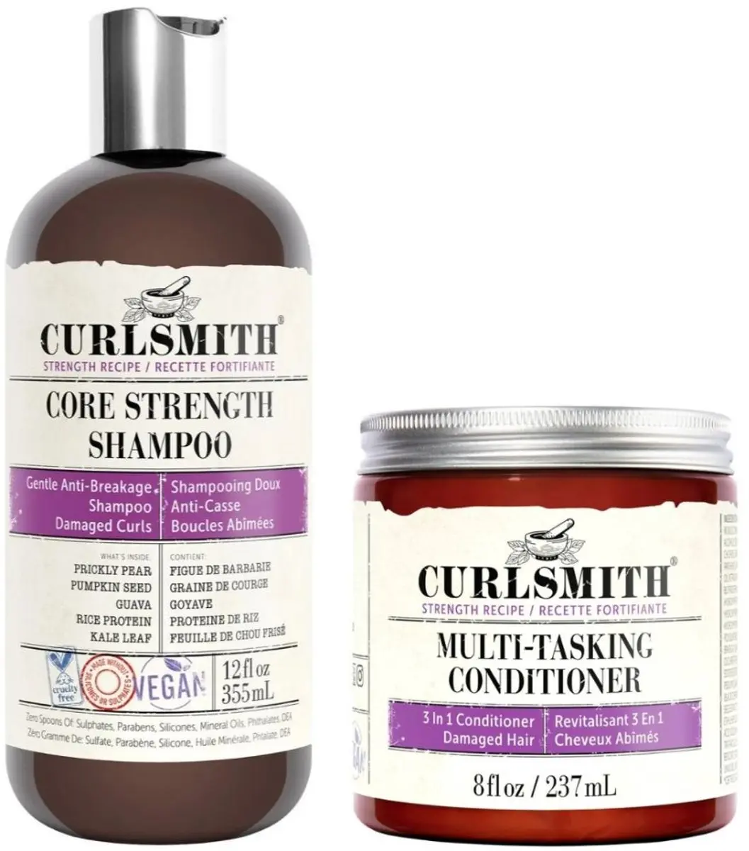 Curlsmith Core Strength Set Conditioner & Shampoo