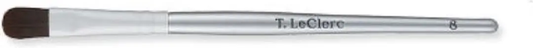 T.LeClerc Small Eye Base Brush 8 - Bruin/Zilver