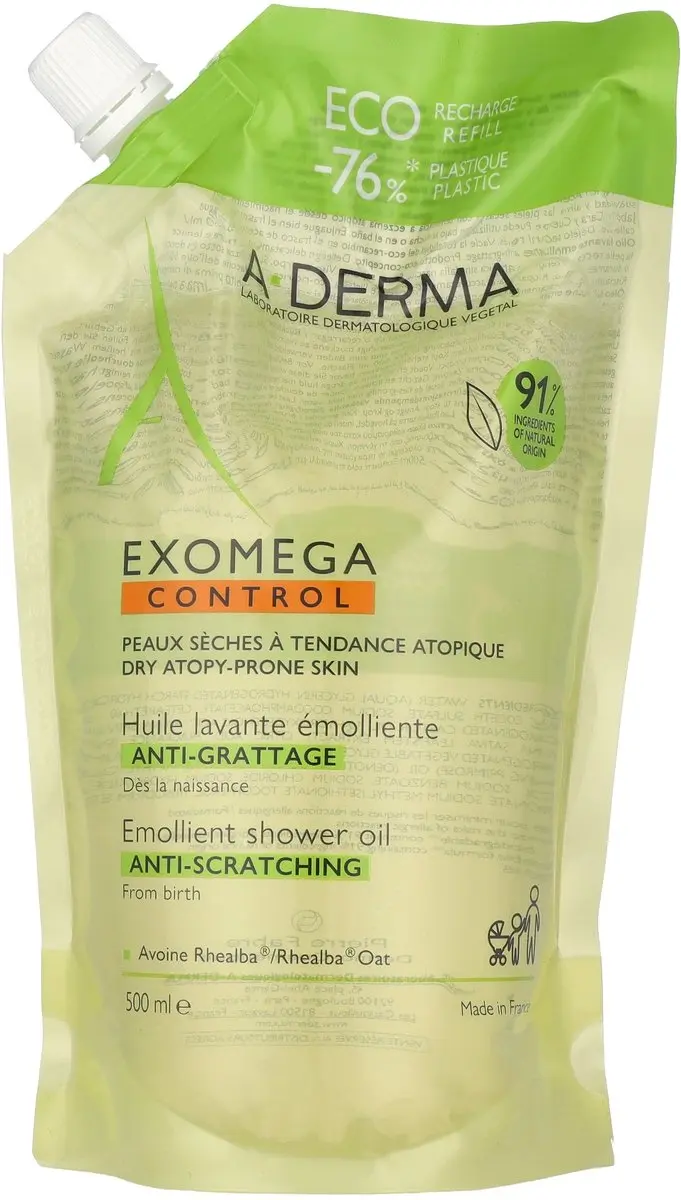 A-derma Douchegel Navulling 500ml