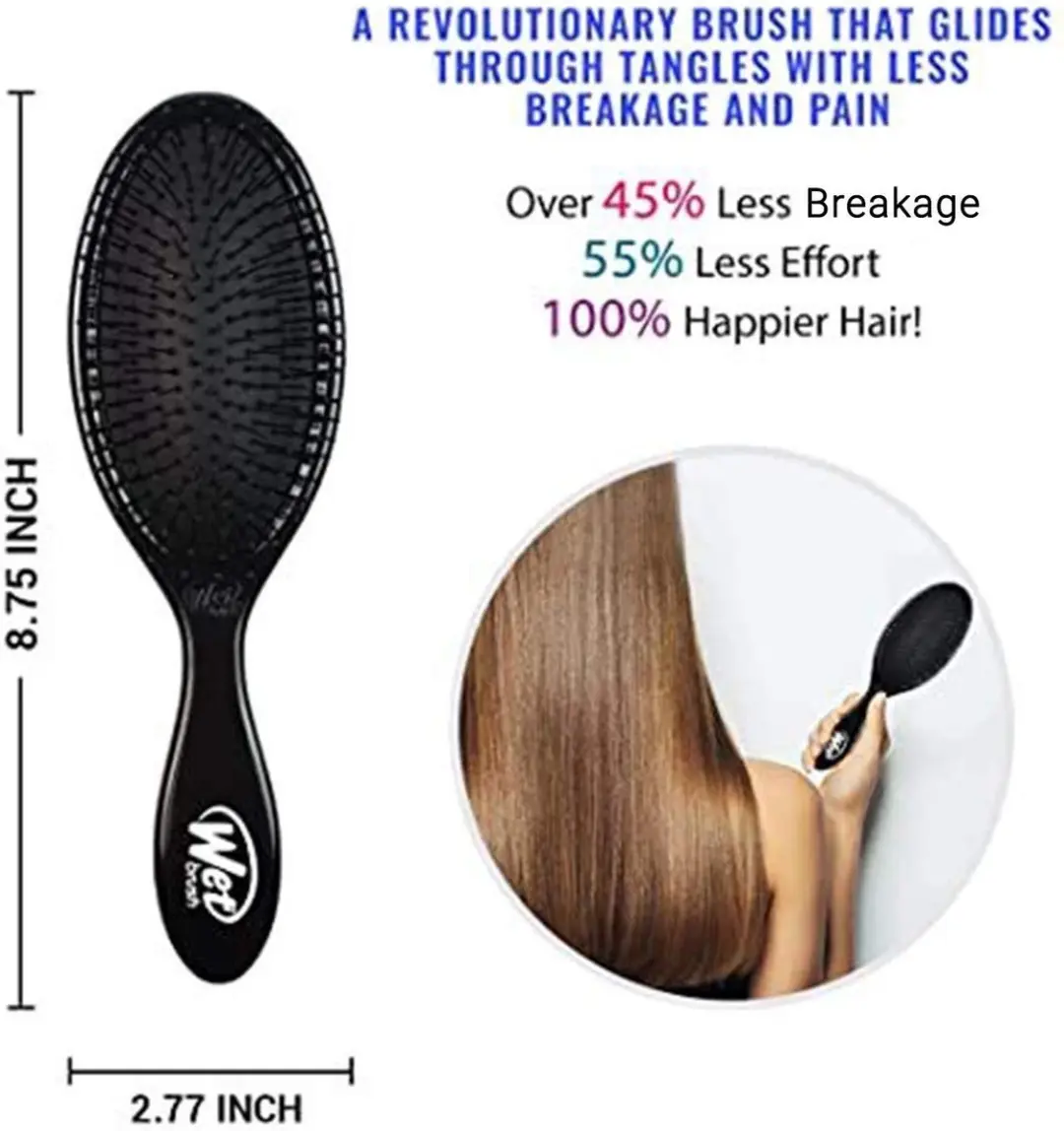 The Wet Brush Original Detangler Haarborstel - Zwart
