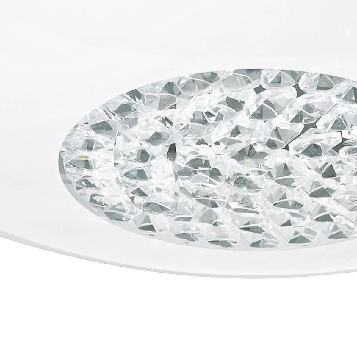 Eglo Giolina Plafondlamp Ø370mm - Chroom - Wit