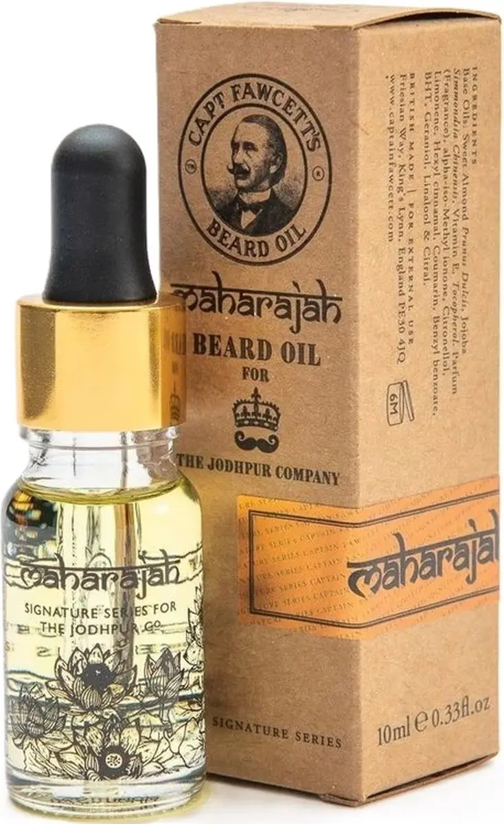 Captain Fawcett's Signature Series Maharajah Wilde Zwijnenhaar Snorborstel