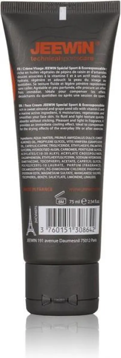 JEEWIN Dagcrème 75ml - Vitamine E & Zoete Amandelolie