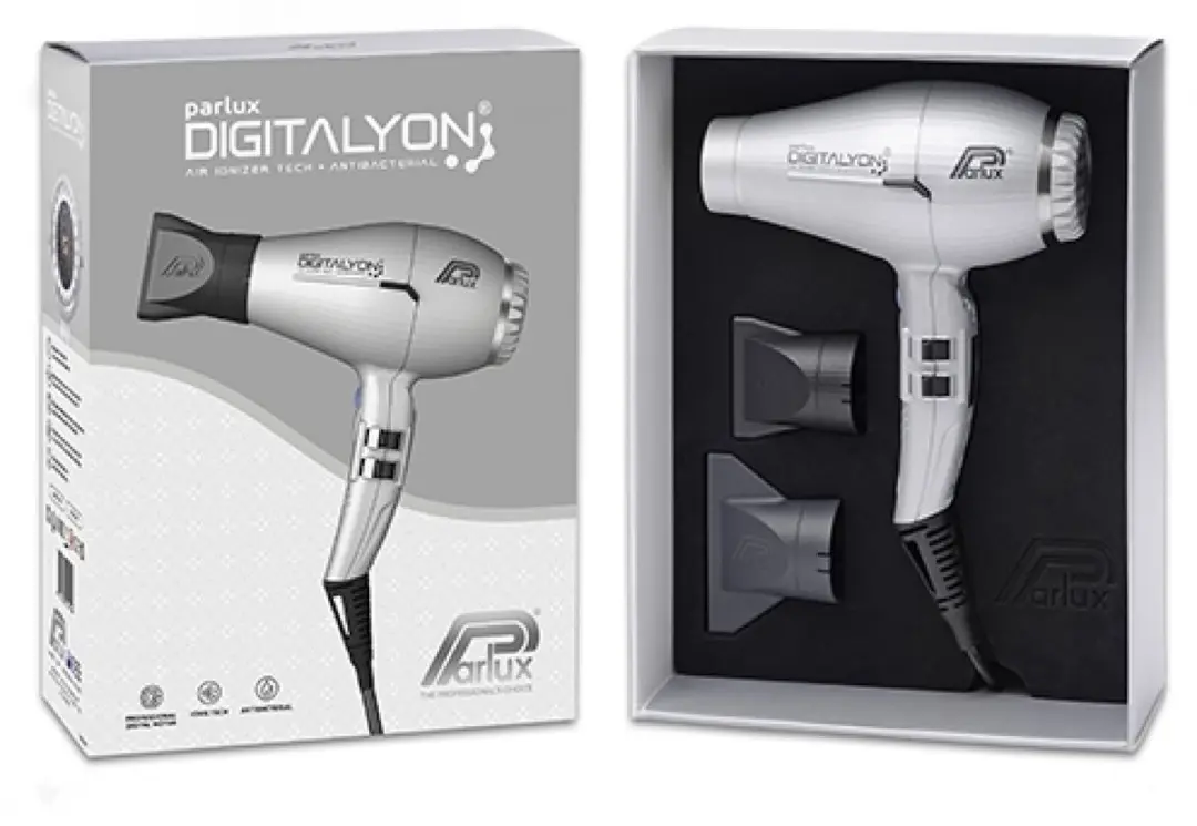 Parlux Digitalyon Ionische Föhn - 2 Stuks Zilver