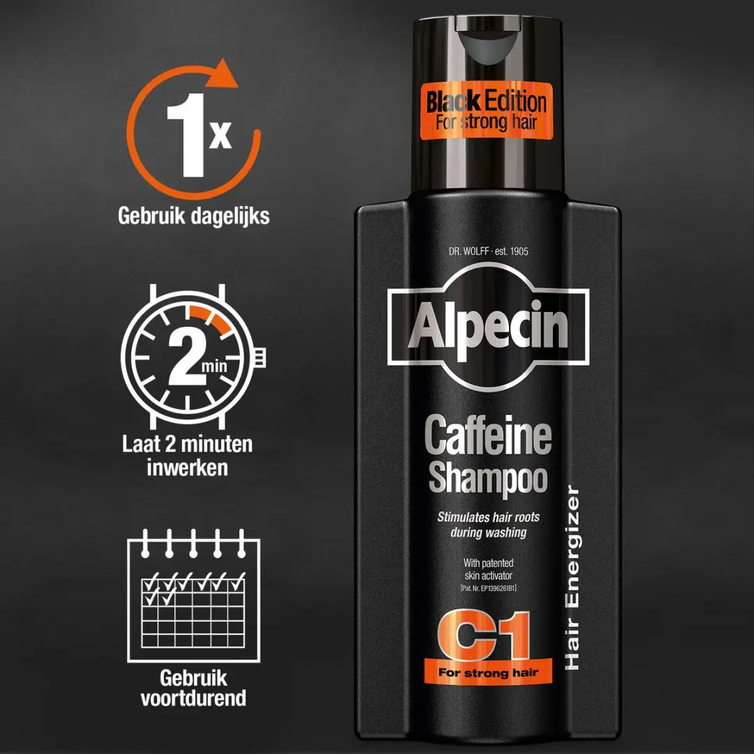 Alpecin Cafeïne Shampoo C1 Black 250ml