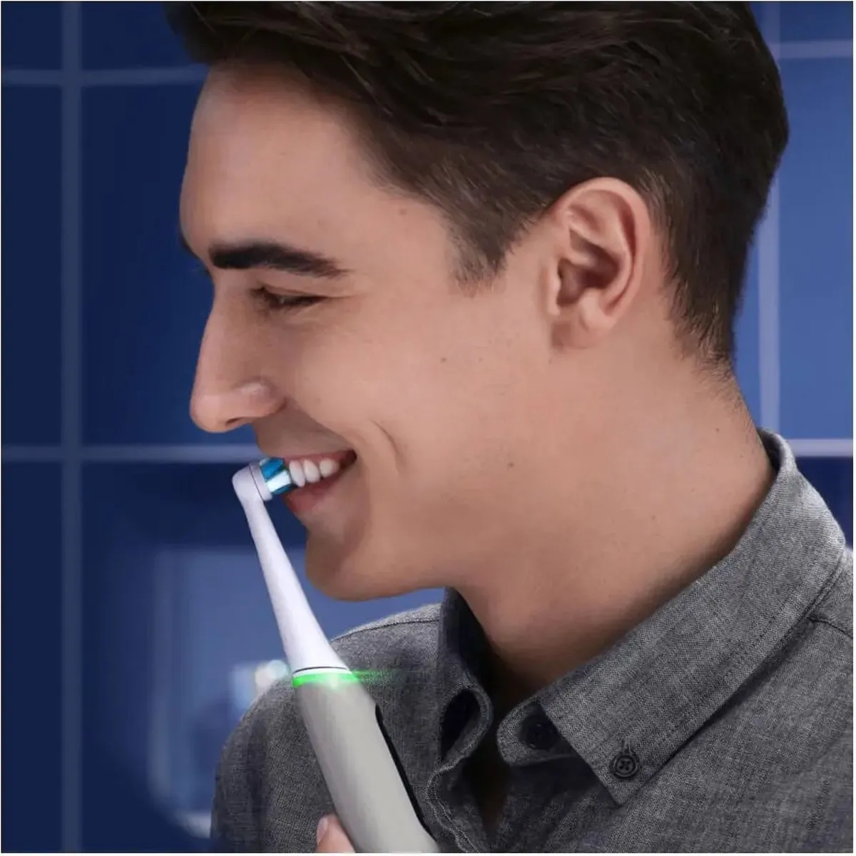 Oral-B iO 5 Opal Grey Elektrische Tandenborstel - 5 standen