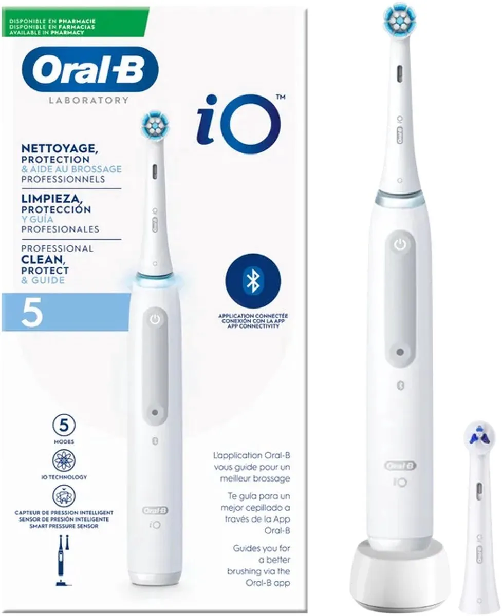 Oral-B iO 5 Opal Grey Elektrische Tandenborstel