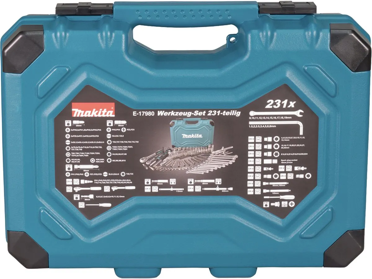 Makita Gereedschapsset 231 Stuks