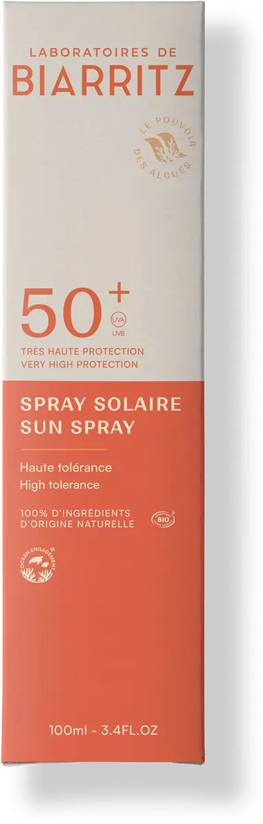 Laboratoires de Biarritz Alga Maris Zonnebrandspray SPF50+ 100ml