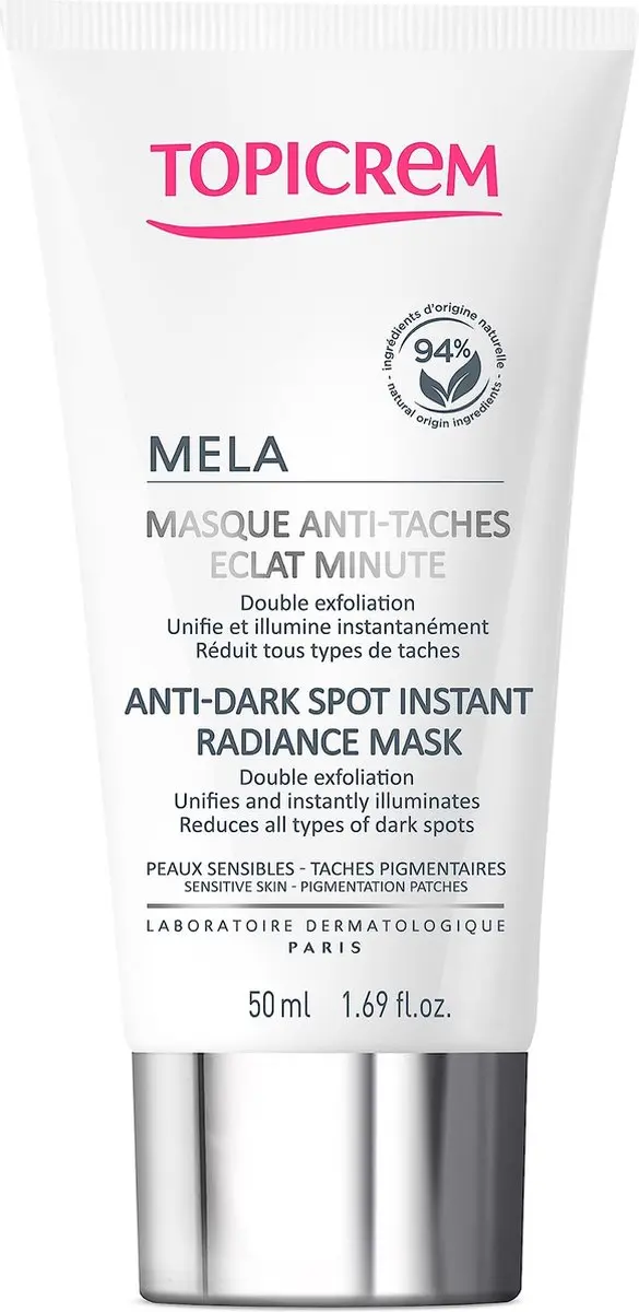 Topicrem Face Care Mela Anti-Dark Spot Masker 50ml - 50 Stuks