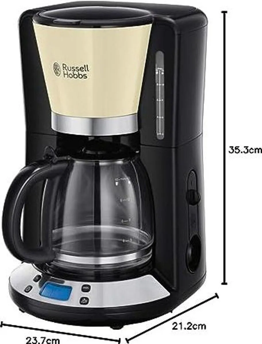 Russell Hobbs 24033-56 Koffiezetapparaat - 15 Kopjes 1,25L - Creme