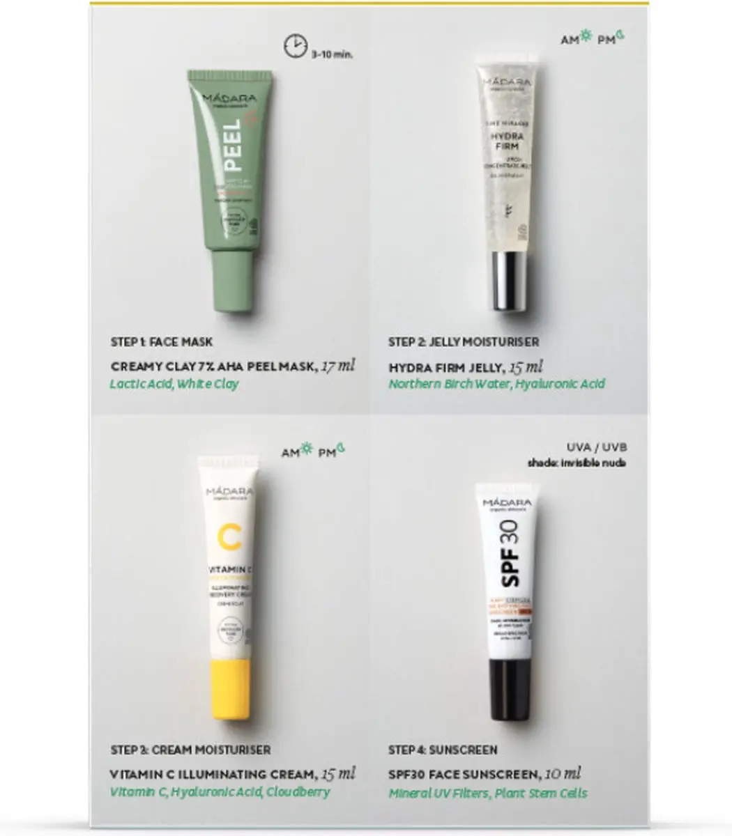 MÁDARA Skin Stars 4 Mini Bestsellers Set - 4ml