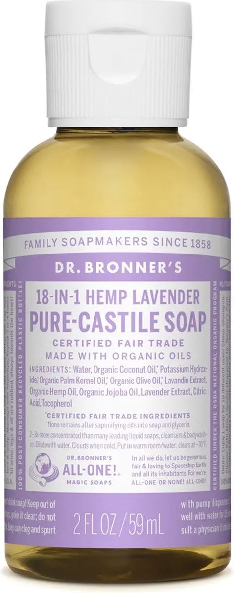 Dr. Bronner's Vloeibare Zeep Lavendel 240ml