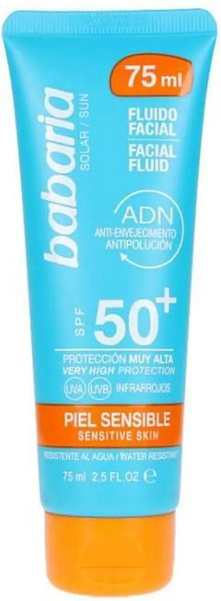 Babaria SOLAR ADN Sensitive Gezichtszonnecrème SPF 50 75ml