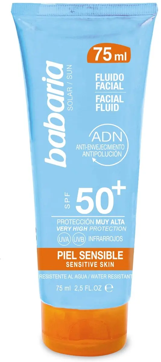 Babaria SOLAR ADN Sensitive Gezichtszonnecrème SPF 50 75ml