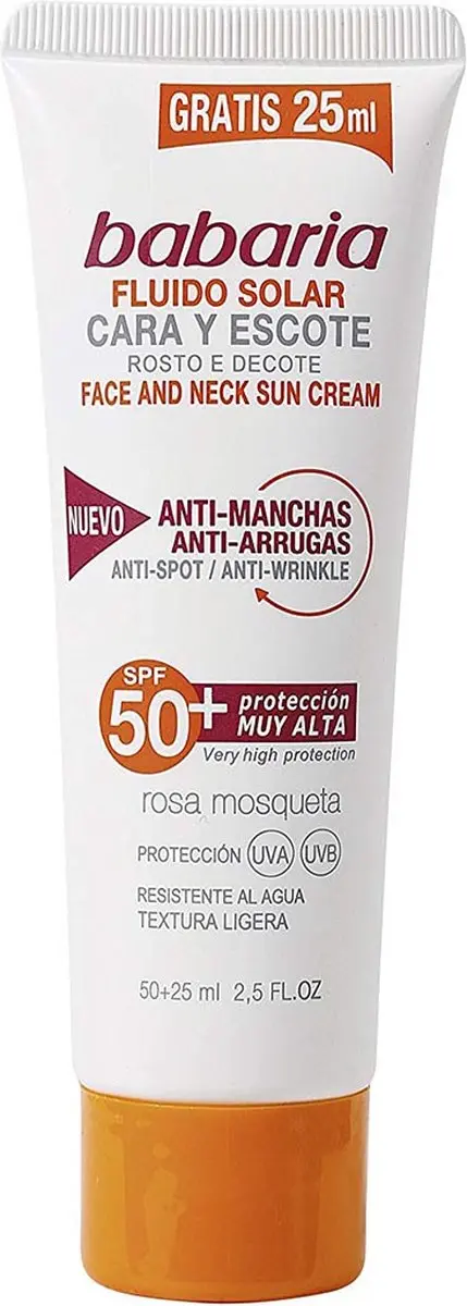 Babaria SOLAR ADN Sensitive Gezichtszonnecrème SPF 50 75ml