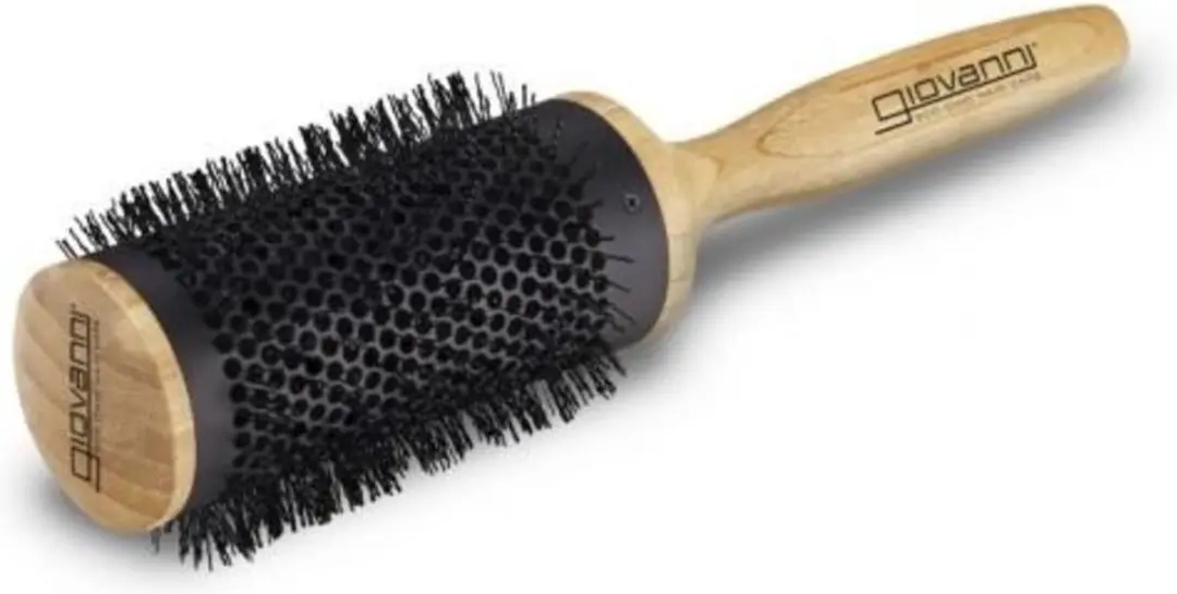 Giovanni Cosmetics 3" Bamboe Thermoborstel - Keramisch Coating - Zwart