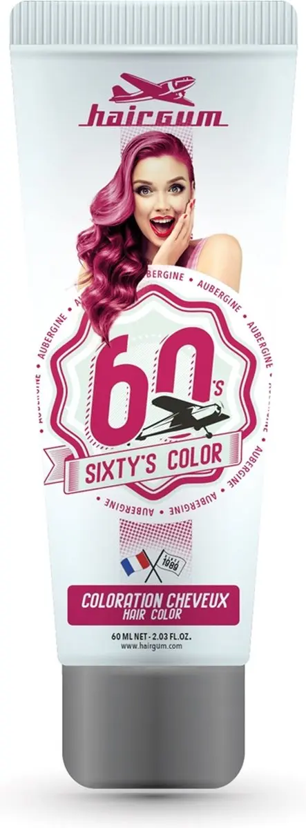 Hairgum Sixty's Color Yellow Sunrise 60ml