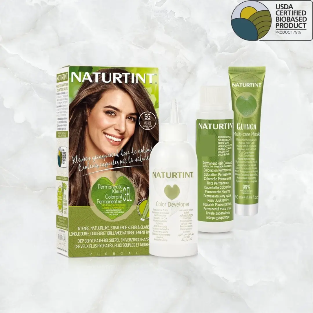Naturtint 5G Licht Goud Kastanje Haarkleur 170ml - Vegan