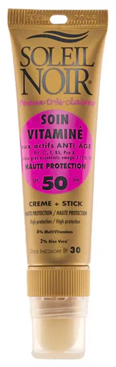 Soleil Noir Vitaminecrème SPF50 & Stick SPF30