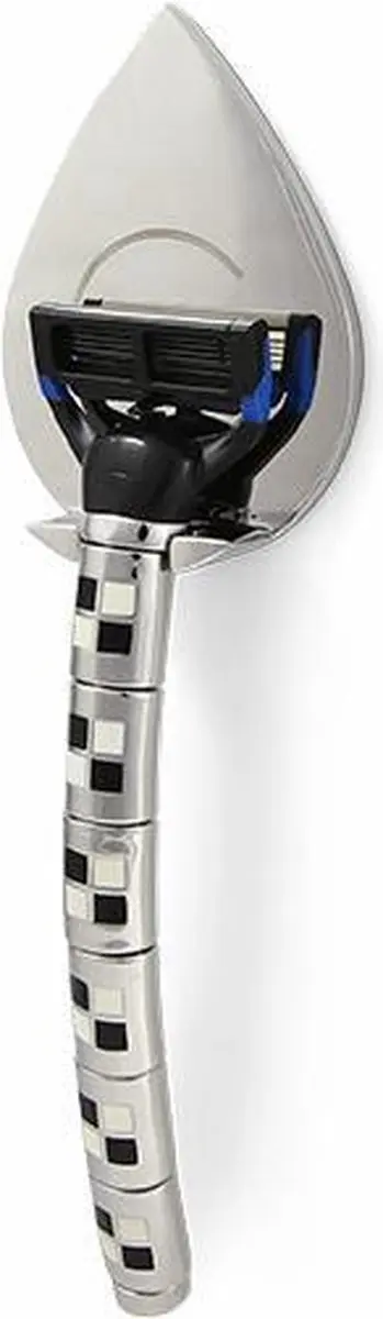GLADDERR Formula 1 Scheermes - 5 Bladen Blauw/Zilver/Zwart