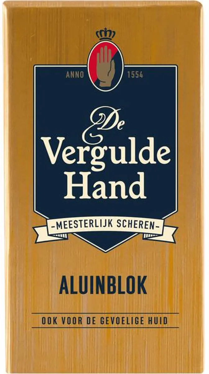 Vergulde Hand Aluinblok 75g